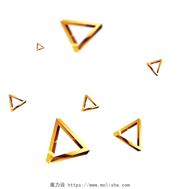 金色小三角